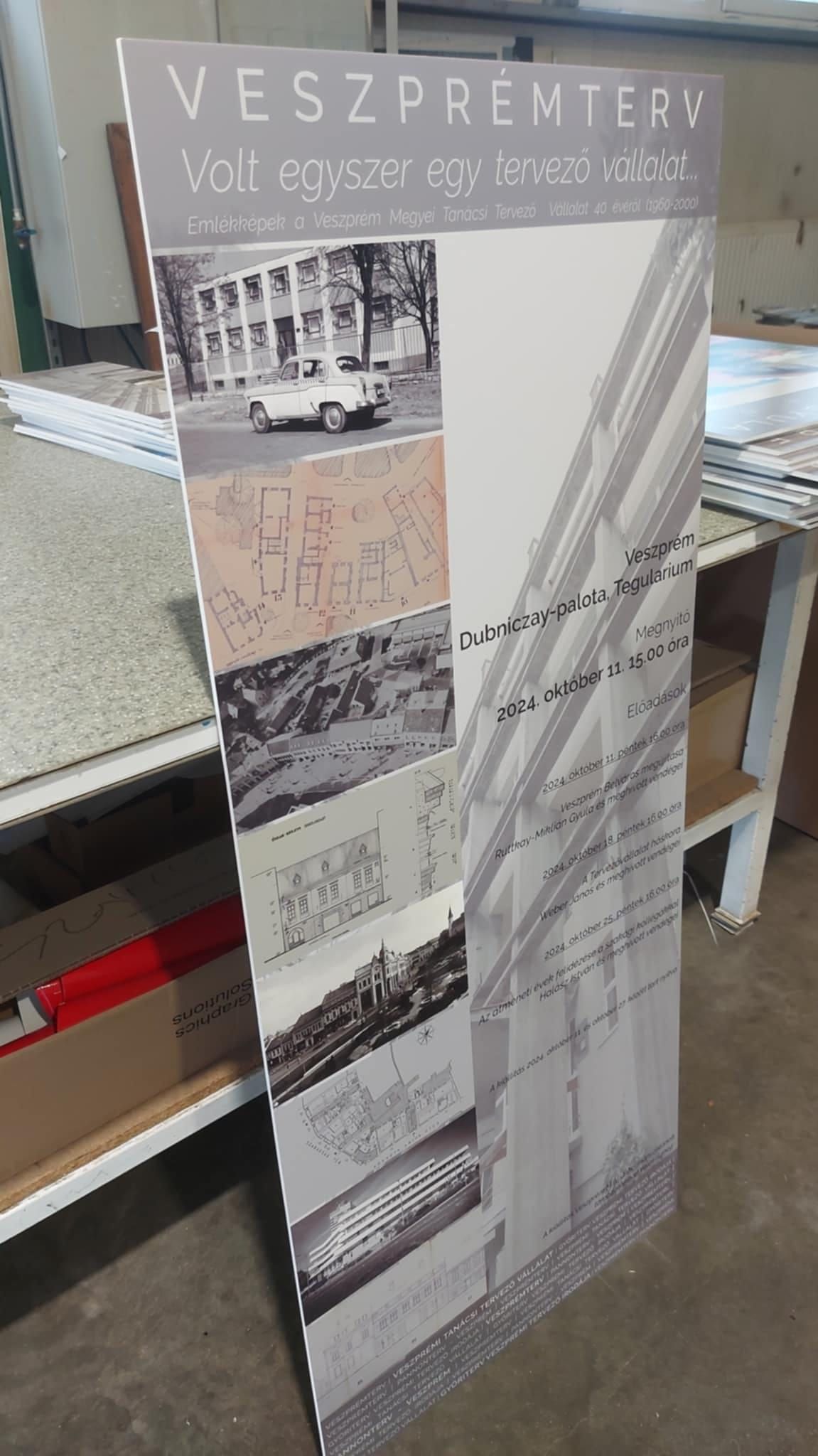 A Veszprém Megyei Tanácsi Tervező Vállalat emléktáblája is nálunk készült el☺️.